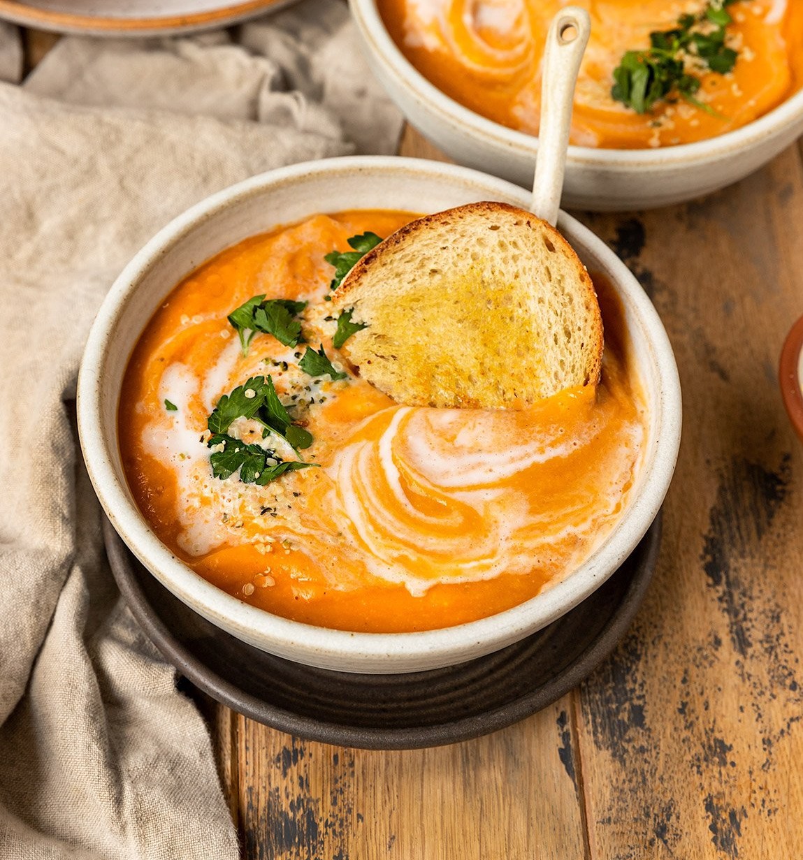 Carrot Lentil Ginger Soup